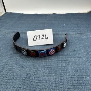 THE MARVEL EXPERIENCE WRIST BAND / BRACELET, Black, Charm Badge Icon